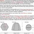 thumbnail image 5 of Bubble Tent Pop up Canopy Family Camping Gazebo 10x10 Beige, 5 of 12