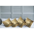 thumbnail image 6 of Ambesonne Retro Throw Pillow Cover 4 Pack, City Street View, 24", Sand Brown, 6 of 6