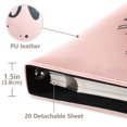 thumbnail image 4 of PU Leather Photo Album with Self-Adhesive Pages Scrapbook DIY Picture Holds 20+ Sheets Heart-shaped with Word Love, 4 of 9
