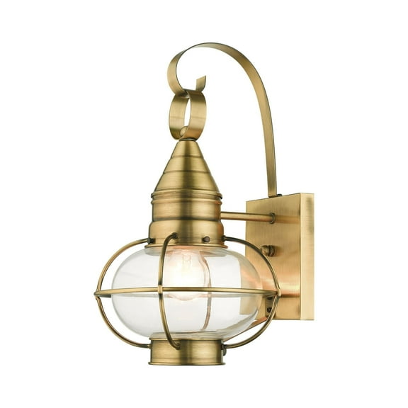 Livex Lighting - Newburyport - 1 Light Outdoor Wall Lantern in Bohemian Style -