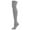 1# Grey, variant on Thigh High Stockings, Knit Solid High Women's Splice Lace Socks Stocking Stocks Long Socks, 4# White
