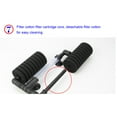 thumbnail image 3 of ABS Aquarium Fishtank Filter Wall-mounted Sealed Noise Aquatic Leakproof Rotatable Detachable Washable Reusable Sponge Filters Part Type 2, 3 of 9