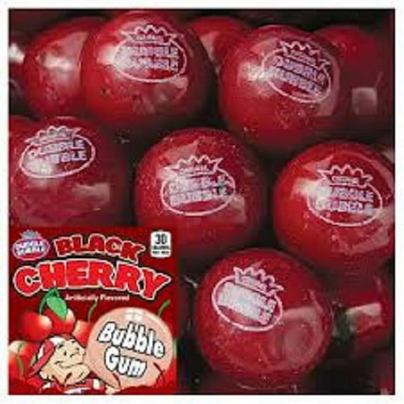 BLACK CHERRY 3LBS DUBBLE BUBBLE GUMBALLS
