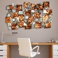 thumbnail image 5 of Empire Art Direct ADM-6126-2949-R Maze Hand Painted Etched Metal Wall Sculpture, 5 of 10