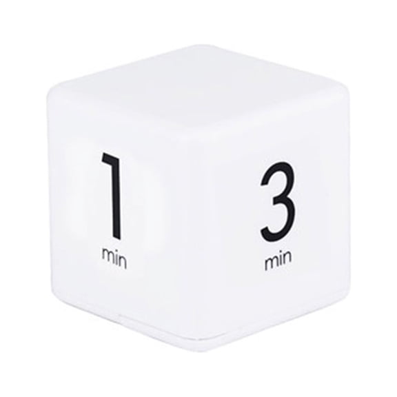 Portable Digital Cube Timer with Countdown Alarm - 1-3-5-10 Minutes Flip Timing, Digital Display for Study, Cooking, Gaming, Office Time Management