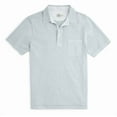 thumbnail image 4 of Faherty Men's Mist Sunwashed Short Sleeve Polo Size X-Small, 4 of 4