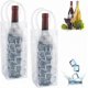 thumbnail image 1 of 2pcs Quick Ice Wine Cooler Plastic Cool Bag Outdoor Ice Gel Bag Picnic Cooler Bags Wine Cooler (White), 1 of 5