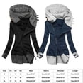 thumbnail image 4 of Sudaderas con capucha para mujer, abrigos, chaquetas, sudaderas con capucha, bolsillos con capucha, sudaderas para mujer, prendas de vestir cálidas de invierno, muy recomendables, 4 of 10
