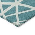 thumbnail image 4 of Addison Rugs Chantille Indoor/Outdoor Transitional Geometric Teal Washable Rectangle Rug, 9' x 12', 4 of 6