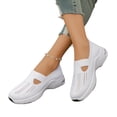 thumbnail image 2 of Willtoo Women's Slip On Sneakers Casual Wide Toe Workout Tennis Walking Shoes with Arch Support Comfortable Orthopedic Footwear, 2 of 7