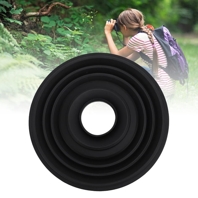 Silicone Lens Hood, Anti Reflective Camera Lens Hood, Foldable Lens Shade, DSLR Reversible Lens Hoods