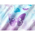 thumbnail image 5 of Beezizac 2-Piece Girls Pajama Set Shorts Tie Dye Butterfly PJS, Size 4T-18, 5 of 7