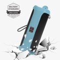 thumbnail image 2 of Funda de silicona resistente al agua para altavoz compatible con Bluetooth Flip 6 (azul), 2 of 7