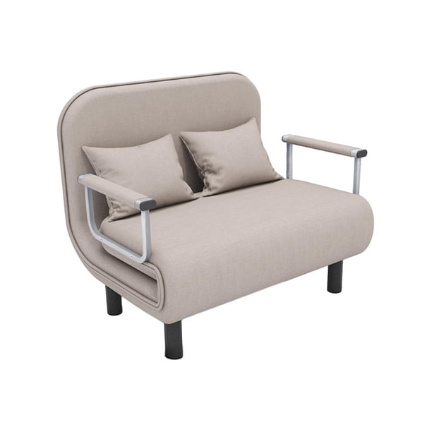 Sofá Cama Plegable, Cómodo Sofá De Moda Para Dormitorio, Apartamento, Oficina, Camello