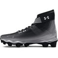 thumbnail image 2 of Under Armour Men's Highlight Franchise Football Cleats Black/White/White - 3023718-003, 2 of 5