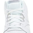 thumbnail image 3 of BB4500 Hi 2 Mens High-Top Sneakers White Solid Grey Leather Ballistic Mesh, 3 of 5
