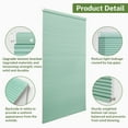 thumbnail image 3 of MiLin No Drill Cellular Shades - Cordless Cellular Blinds No Tools for Indoor Windows Bottom Up Blinds Tension Shades Easy to Install for Home Office (Light Filtering, Mint Green, 48 1/4" W X 40" H), 3 of 6