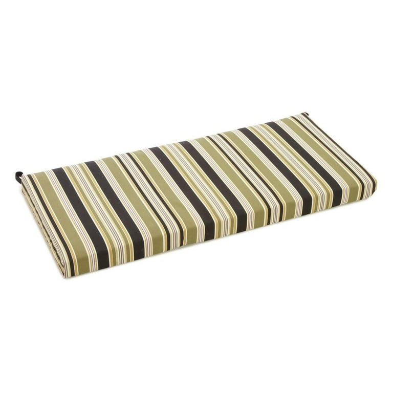 Outdoor All Weather 43 x 19 in. Iron Swing and Bench Cushion