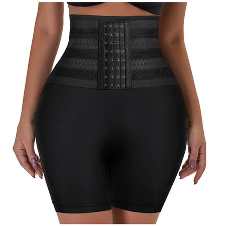 

Womens Single Breasted Breath Control Hip Lift High Waist Fishnet Panel Panty Body Shapewear Tummy Control Butt Lifting Thigh Slimmer High Waisted Shapewear Bodysuit A-207