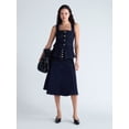 thumbnail image 2 of Scoop Women's and Women’s Plus Flare Midi Skirt, Sizes XS-4X, 2 of 6