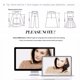 thumbnail image 3 of Gibobby faldas para mujer elegante Fashion Women Sexy Casual Polka Dot Botton Ruffles apretado Fijando falda de Hip Party(Blanco， L), 3 of 5