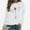 White, variant on Fartey Pullover Sweatshirts for Women Funny Dragonfly Print Long Sleeve Crewneck Sweatshirt Casual Loose Cute Graphic Fleece Shirts Tops
