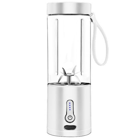 

Portable Mixer USB Electric Fruit Juicer Handheld Smoothie Maker Blender Stirring Mini Food Processor Cup White