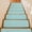 Blue, variant on Mint Green Stair Treads Non Slip for Steps Abstract Modern Farmhouse Solid Color 15 Pcs Reusable Adhesive Stair Runner Mats for Dogs Elders Carpet Treads Rugs for Staircase 8x30 In