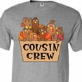 thumbnail image 4 of Inktastic Cousin Crew Cute Turkey Family T-Shirt, 4 of 5