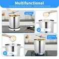 thumbnail image 6 of 35L/9.25Gal Stock Pot 30 Quart Stainless Steel Large Kitchen Soup Big Cooking Restaurant Stockpot, 6 of 12