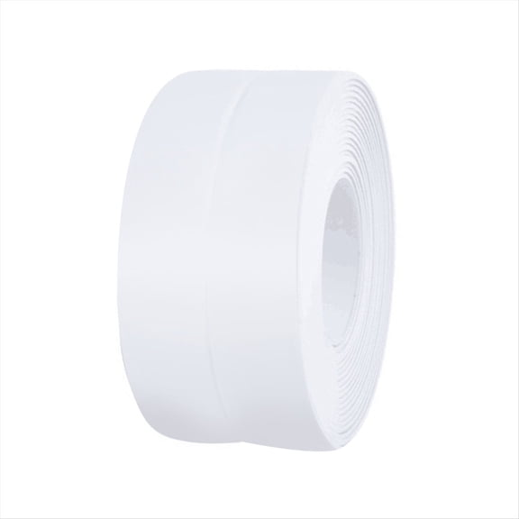 White Caulk Tape Waterproof Self Adhesive, Toilet Caulk Sealant Tape, Bathtub Caulk Sealing Strip Tape-3.2M