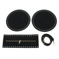 thumbnail image 2 of kusrkot 1 Set Leather Bag Bottom Base Zip Closure for Handbag Bag Making Accessories Black, 2 of 9