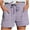Purple#1, variant on Homenesgenics Shorts for Women $5 Plus Size Biker Shorts Womens Athletic Shorts Cargo Shorts Workout Shorts Women Linen Shorts with Pockets Womens Shorts Athletic Denim Jean