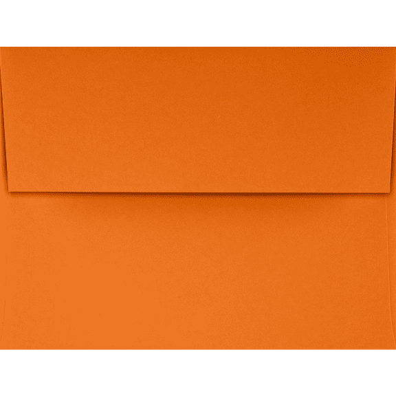 LUXPaper A2 Invitation Envelopes, 4 3/8 x 5 3/4, Mandarin Orange, 250 Pack
