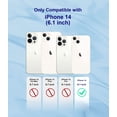 thumbnail image 6 of Compatible with iPhone 14 Case 2022, Compatible with MagSafe Heart Plating Camera Protection Phone Case for Women Girls Shockproof Compatible with iPhone 14 Case 6.1inch (Black), 6 of 12