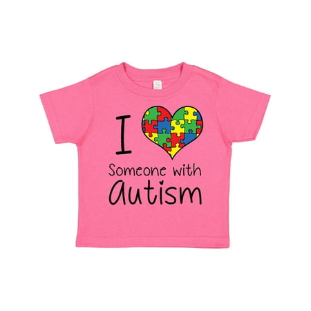 

Inktastic I Heart Someone with Autism Gift Toddler Boy or Toddler Girl T-Shirt