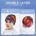 thumbnail image 6 of Pofeuu Butterfly Flower Cascade Print Toddler Beanies for Boys Baby Warm Slouchy Skullcap Hats Toddler Beanie Knit Caps Hats for Kids, 6 of 7