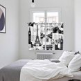 thumbnail image 3 of Paris Tower Kitchen Curtains Window Panels, Vintage Architectural Hand-Painted Aesthetic Insulated Window Treatment Curtain, Grommet Curtains for Bedroom/Living Room/Bathroom, 2 Piece 52"Wx63"L, 3 of 8