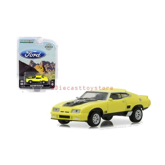 GREENLIGHT 1:64 HOBBY EXCLUSIVE - 1973 FORD FALCON XB (YELLOW BLAZE WITH BLACK STRIPES) 29947