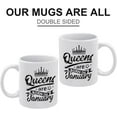 thumbnail image 2 of Queens Are Born In January Ceramic Coffee Mug Funny Mug Gift, Birthday Gifts For Boss Lady, Mentor, Mom, Dad, Coworker, Manager, Teacher Appreciation Gift, Christmas Coffee Mug, 11Oz, 2 of 5