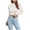 White, variant on Vedolay Womens Fall Sweaters 2023 Knitted V-Neck Collared Pullover Long Sleeve Top,Khaki L