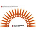 thumbnail image 4 of 100pcs Plastic Replacement Blades Compatible With Stihl Polycut 2-2 Polycut 3-2 Grass Trimmer, 4 of 5