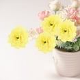 thumbnail image 7 of Eease 50pcs Artificial Faux Silk Stapelia Flower Heads Home Garden Party Decor (Yellow), 7 of 7
