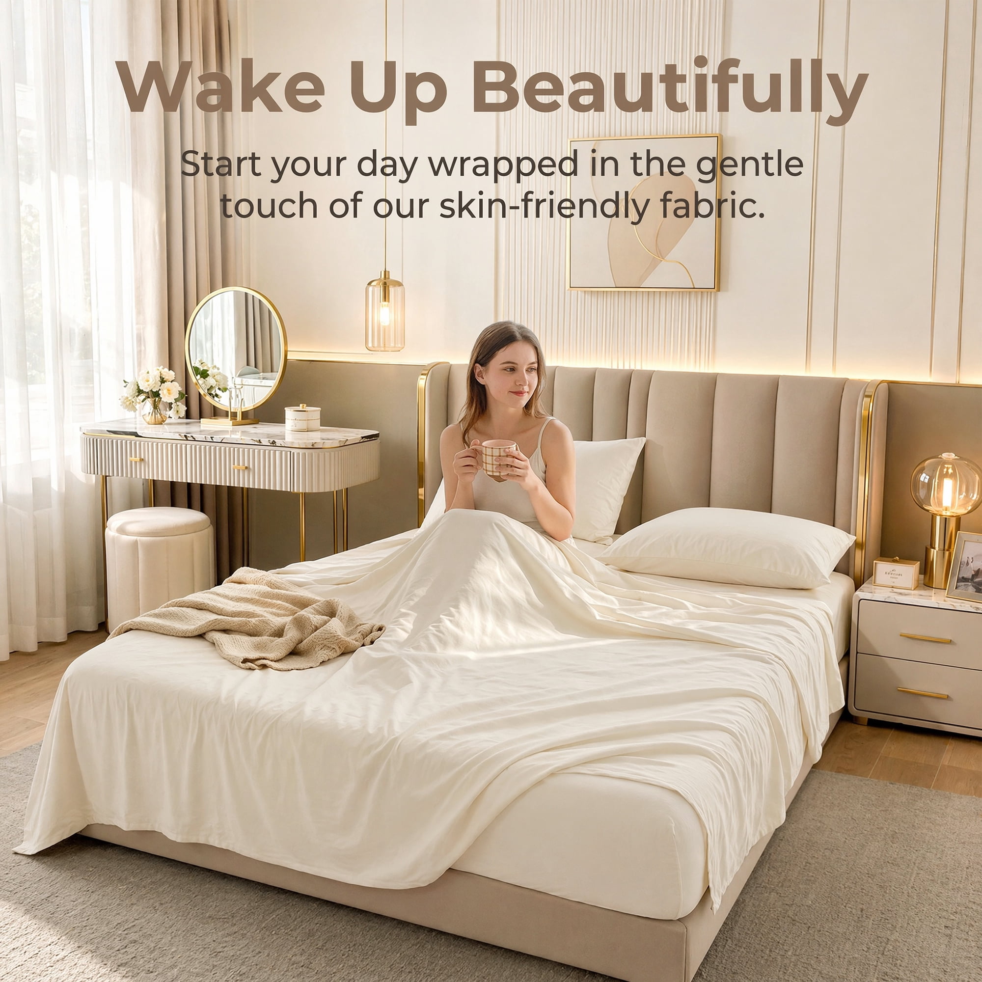 Unique Bargains Fitted Cotton Bed Sheets Breathable for All Seasons 39.0"x74.8" White