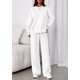 thumbnail image 2 of Conjunto Deportivo PRETTYGARDEN Sudadera y Pantalones Anchos Blanco M, 2 of 8