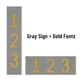 thumbnail image 4 of ColourTree Personalized Floating House Numbers Address Street Sign Plaque in Vertical/Horizontal, Aluminum Modern Front Door Sign - Made In USA (Custom Plate & Fonts Colors/Numbers), 4 of 10