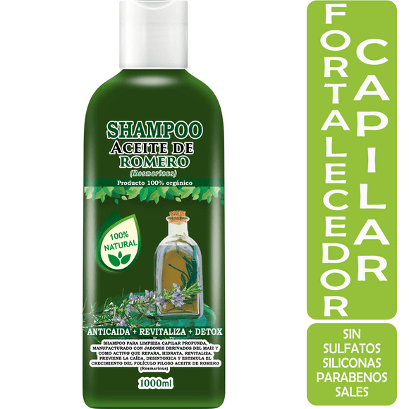 Shampoo VivoNatural con Aceite de Romero de 1 litro