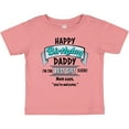 thumbnail image 3 of Inktastic Happy Birthday, Daddy Best Ever in Blue Boys or Girls Baby T-Shirt, 3 of 5