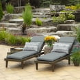thumbnail image 6 of Outdoor Chaise Cushion, 21 in x 72 in, Weather-Proof, Rain-Proof, Fade Resistant Patio Cushion for Chaise Lounger Stone Grey Leala, 6 of 10