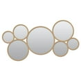 thumbnail image 1 of Mirrorize Canada CTCM71 15 x 33 Po Miroir Mural Multi-Cercles&44; Or, 1 of 1